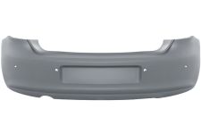 PARE-CHOCS VOLKSWAGEN POLO 2009-2014 ARRIÈRE / ÉCHAPPEMENT GRAND / AVEC CAPTEUR / AVEC APPRET