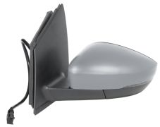 RÉTROVISEUR VOLKSWAGEN POLO 2010-2014 CONNECTEUR RECTANGULAIR / ÉLÉCTRIQUE / CHAUFFANT / FEU CLIGNOTANT / RABATTABLE ÉLÉCTRIQUEMENT / AVEC APPRET / GAUCHE