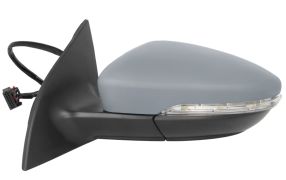 RÉTROVISEUR VOLKSWAGEN SCIROCCO 2008-2014 ÉLÉCTRIQUE / CHAUFFANT / FEU CLIGNOTANT / FEU DE SOL / RABATTABLE ÉLÉCTRIQUEMENT / MÉMOIRE / AVEC APPRET / GAUCHE