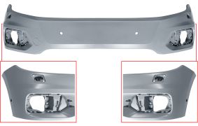 PARE-CHOCS VOLKSWAGEN TIGUAN 2011-2016 AVANT / OFF ROAD / AVEC LAVEPHARES / AVEC CAPTEUR / PARK ASSIST / AVEC APPRET