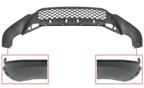 SPOILER VOLKSWAGEN TIGUAN 2011-2016 PARE-CHOCS AVANT / OFF ROAD / AVEC TROUS MOULURE AILE 