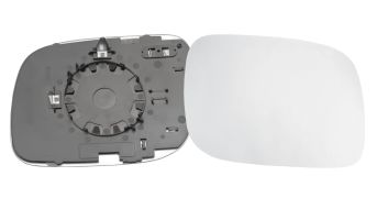 VERRE DE RÉTROVISEUR VOLKSWAGEN TOUAREG 2002-2007 AVEC SUPPORT / CHAUFFANT / CONVEXE / DROIT