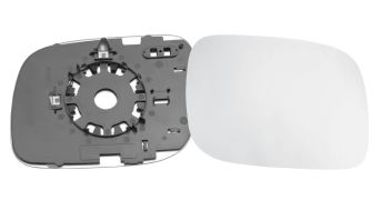 VERRE DE RÉTROVISEUR VOLKSWAGEN TOUAREG 2002-2007 AVEC SUPPORT / CONVEXE / DROIT