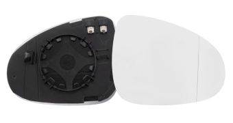 VERRE DE RÉTROVISEUR VOLKSWAGEN TOUAREG 2010-2014 AVEC SUPPORT / CHAUFFANT / ASPHÉRIQUE / DROIT