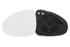 VERRE DE RÉTROVISEUR VOLKSWAGEN TOUAREG 2010-2014 AVEC SUPPORT / CHAUFFANT / ASPHÉRIQUE / GAUCHE