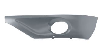 GRILLE VOLKSWAGEN TOUAREG 2010-2014 PARE-CHOCS AVANT / INFÉRIEURE / AVEC APPRET / GAUCHE