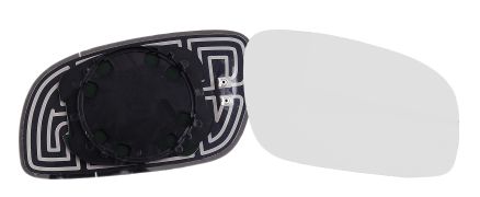 VERRE DE RÉTROVISEUR VOLKSWAGEN TOURAN 2003-2006 AVEC SUPPORT / CHAUFFANT / CONVEXE / DROIT 