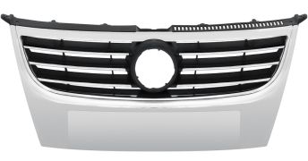 GRILLE VOLKSWAGEN TOURAN 2006-2010 FACE AVANT / CONTOUR CHROMÉ / LAME CHROMÉE 