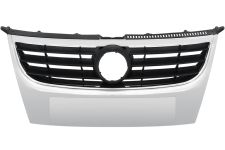 GRILLE VOLKSWAGEN TOURAN 2006-2010 FACE AVANT / CONTOUR CHROMÉ / LAME NOIRE