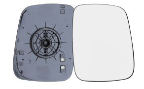 VERRE DE RÉTROVISEUR VOLKSWAGEN CARAVELLE 1990-1996 AVEC SUPPORT / CONVEXE / DROIT