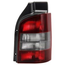 FEU ARRIÈRE VOLKSWAGEN TRANSPORTER T5 2003-2009 1 HAYON ARRIÈRE / BLANC / FOND NOIR / DROIT