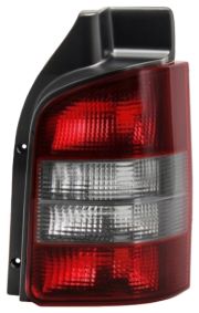 FEU ARRIÈRE VOLKSWAGEN CARAVELLE 2003-2009 2 PORTES ARRIÈRE / BLANC / FOND NOIR / DROIT