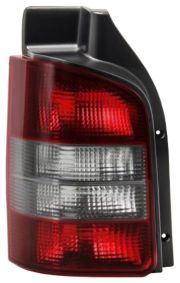 FEU ARRIÈRE VOLKSWAGEN TRANSPORTER T5 2003-2009 2 PORTES ARRIÈRE / BLANC / FOND NOIR / GAUCHE