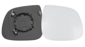 VERRE DE RÉTROVISEUR VOLKSWAGEN CARAVELLE 2010-2015 AVEC SUPPORT DIAMETRE 84mm / CHAUFFANT / CONVEXE / DROIT