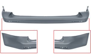 PARE-CHOCS VOLKSWAGEN CARAVELLE 2015-2020 ARRIÈRE / 2 PORTES ARRIÈRE / AVEC APPRET