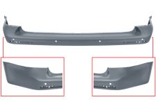 PARE-CHOCS VOLKSWAGEN CARAVELLE 2012-2015 ARRIÈRE / AVEC CAPTEUR / AVEC APPRET