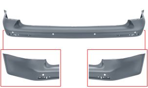 PARE-CHOCS VOLKSWAGEN CARAVELLE 2015-2020 ARRIÈRE / 2 PORTES ARRIÈRE / AVEC 4 CAPTEUR / AVEC APPRET