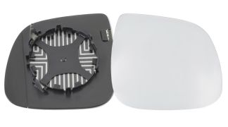 VERRE DE RÉTROVISEUR VOLKSWAGEN CARAVELLE 2010-2015 AVEC SUPPORT DIAMETRE 108mm / CHAUFFANT / CONVEXE / DROIT