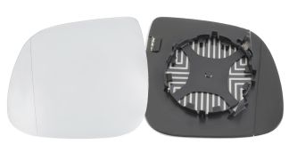 VERRE DE RÉTROVISEUR VOLKSWAGEN CARAVELLE 2010-2015 AVEC SUPPORT DIAMETRE 108mm / CHAUFFANT / ASPHÉRIQUE / GAUCHE