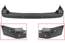 PARE-CHOCS VOLKSWAGEN CARAVELLE 2015-2020 ARRIÈRE / 1 HAYON ARRIÈRE / AVEC 6 CAPTEUR / AVEC PARK ASSIST