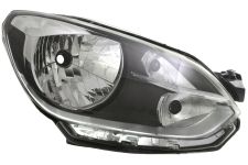 PHARE AVANT VOLKSWAGEN UP 2012-2016 BASE NOIRE / AVEC BORD CHROMÉ / DROIT