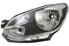 PHARE AVANT VOLKSWAGEN UP 2012-2016 BASE NOIRE / AVEC BORD CHROMÉ / GAUCHE