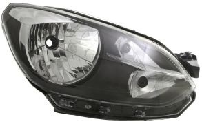 PHARE AVANT VOLKSWAGEN UP 2012-2016 BASE NOIRE / AVEC BORD NOIR / DROIT