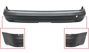 PARE-CHOCS VOLKSWAGEN CADDY 2015-2020 ARRIÈRE / CHASSIS COURT 