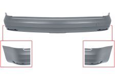 PARE-CHOCS VOLKSWAGEN CADDY 2015-2020 ARRIÈRE / CHASSIS COURT / AVEC APPRET