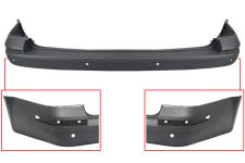 PARE-CHOCS VOLKSWAGEN CARAVELLE 2015-2020 ARRIÈRE / 1 HAYON ARRIÈRE / AVEC 4 CAPTEUR