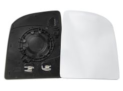 VERRE DE RÉTROVISEUR VOLKSWAGEN CRAFTER 2017-> AVEC SUPPORT / SUPÉRIEUR / CHAUFFANT / CONVEXE / DROIT