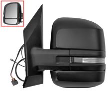 RÉTROVISEUR VOLKSWAGEN CRAFTER 2017-> BRAS COURT / ÉLÉCTRIQUE / CHAUFFANT / FEU CLIGNOTANT / ANTENNE / GAUCHE