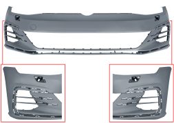 PARE-CHOCS VOLKSWAGEN GOLF VII 2017-2020 AVANT / MODÈLE GTI / GTD / AVEC LAVEPHARES / AVEC APPRET