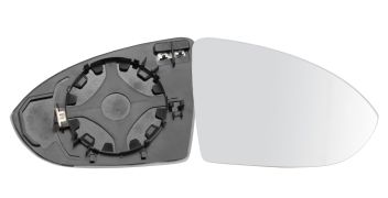 VERRE DE RÉTROVISEUR VOLKSWAGEN TOURAN 2015-> AVEC SUPPORT / CHAUFFANT / CONVEXE / DROIT