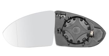 VERRE DE RÉTROVISEUR VOLKSWAGEN TOURAN 2015-> AVEC SUPPORT / CHAUFFANT / ASPHÉRIQUE / GAUCHE