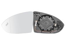 VERRE DE RÉTROVISEUR VOLKSWAGEN TOURAN 2015-> AVEC SUPPORT / CHAUFFANT / SIDE ASSIST / ASPHÉRIQUE / GAUCHE