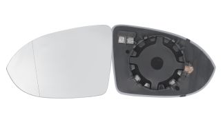 VERRE DE RÉTROVISEUR VOLKSWAGEN PASSAT 2014-2019 AVEC SUPPORT / CHAUFFANT / ASPHÉRIQUE / GAUCHE