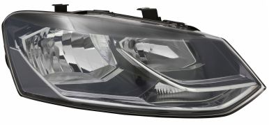 PHARE AVANT VOLKSWAGEN POLO 2014-2017 OPTIQUE DOUBLE / MODÈLE CONFORTLINE / HIGHLINE / DROIT