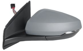 RÉTROVISEUR VOLKSWAGEN POLO 2017-2021 ÉLÉCTRIQUE / CHAUFFANT / FEU CLIGNOTANT / RABATTABLE ÉLÉCTRIQUEMENT / SIDE ASSIST / AVEC APPRET / GAUCHE