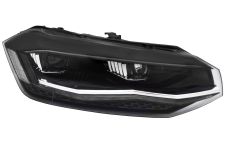 PHARE AVANT VOLKSWAGEN POLO 2017-2021 FULL LED / DETAIL CHROMÉ / DROIT
