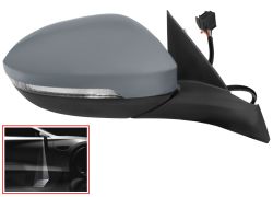 RÉTROVISEUR VOLKSWAGEN T-ROC 2022-> ÉLÉCTRIQUE / CHAUFFANT / FEU CLIGNOTANT / FEU DE SOL / RABATTABLE ÉLÉCTRIQUEMENT / MÉMOIRE / AVEC APPRET / DROIT