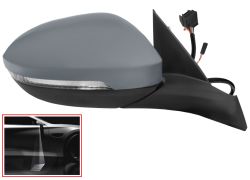 RÉTROVISEUR VOLKSWAGEN T-ROC 2022-> ÉLÉCTRIQUE / CHAUFFANT / FEU CLIGNOTANT / FEU DE SOL / RABATTABLE ÉLÉCTRIQUEMENT / MÉMOIRE / SIDE ASSIST / AVEC APPRET / DROIT