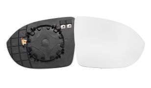 VERRE DE RÉTROVISEUR VOLKSWAGEN T-ROC 2022-> AVEC SUPPORT / CHAUFFANT / CONVEXE / DROIT