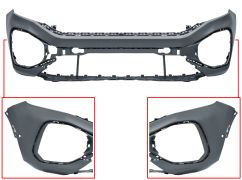 PARE-CHOCS VOLKSWAGEN T-ROC 2022-> AVANT / MODÈLE R-LINE / AVEC 2 CAPTEUR / AVEC PARK ASSIST / AVEC APPRET