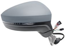 RÉTROVISEUR VOLKSWAGEN TIGUAN 2016-2020 ÉLÉCTRIQUE / CHAUFFANT / FEU CLIGNOTANT / FEU DE SOL / RABATTABLE ÉLÉCTRIQUEMENT / SIDE ASSIST / MÉMOIRE / AVEC APPRET / DROIT
