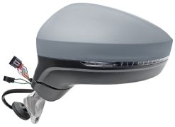 RÉTROVISEUR VOLKSWAGEN TIGUAN 2016-2020 ÉLÉCTRIQUE / CHAUFFANT / FEU CLIGNOTANT / FEU DE SOL / RABATTABLE ÉLÉCTRIQUEMENT / SIDE ASSIST / MÉMOIRE / AVEC APPRET / GAUCHE