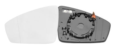 VERRE DE RÉTROVISEUR VOLKSWAGEN TIGUAN 2016-2020 AVEC SUPPORT / CHAUFFANT / ASPHÉRIQUE / GAUCHE