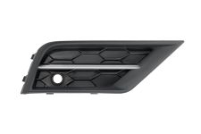 GRILLE VOLKSWAGEN TIGUAN 2016-2020 PARE-CHOCS AVANT / SUPÉRIEURE / AVEC MOULURE CHROMÉE / AVEC CAPTEUR / DROITE
