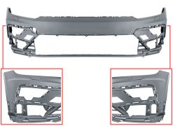 PARE-CHOCS VOLKSWAGEN TIGUAN 2016-2020 AVANT / MODÈLE R-LINE / AVEC LAVEPHARES / AVEC APPRET