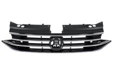 GRILLE VOLKSWAGEN TIGUAN 2020-2024 AVANT / NOIRE BRILLANT / AVEC MOULURE CHROMÉE